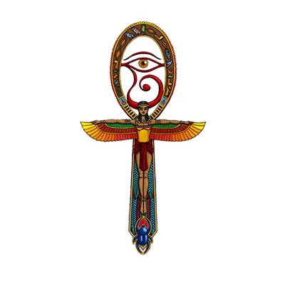 Awesome Egyptian Eye designs Fake Temporary Water Transfer Tattoo Stickers NO.10306